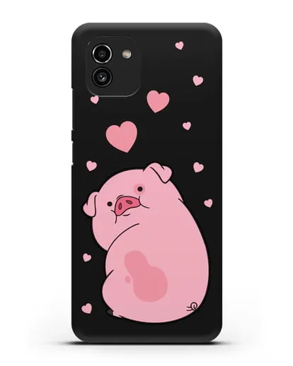 Чехол с иллюстрацией Пухля Gravity Falls силиконовый для Samsung Galaxy A03 [SM-A035]