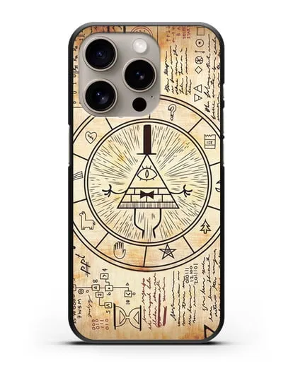 Чехол с картинкой Билл Шифр силиконовый для iPhone 15 Pro