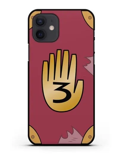 Чехол Дневник Гравити Фолз силиконовый для iPhone 12