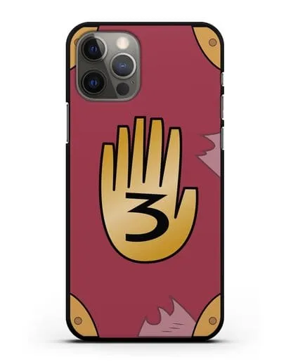 Чехол Дневник Гравити Фолз силиконовый для iPhone 12 Pro