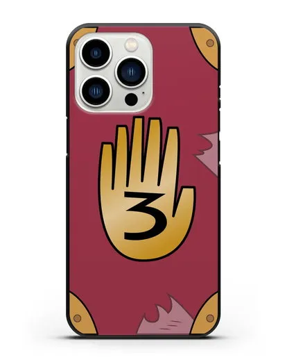 Чехол Дневник Гравити Фолз силиконовый для iPhone 13 Pro