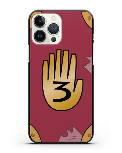 Чехол Дневник Гравити Фолз силиконовый для iPhone 13 Pro Max