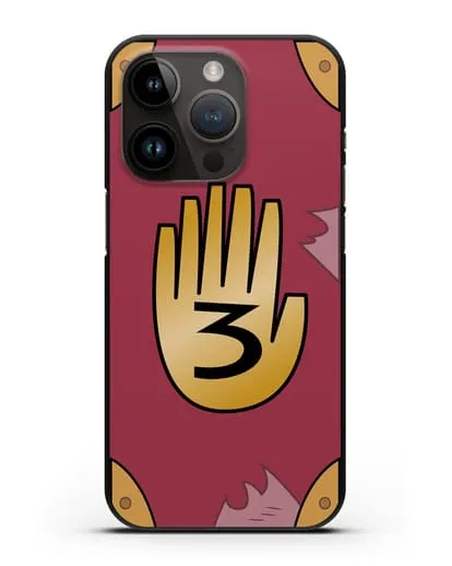 Чехол Дневник Гравити Фолз силиконовый для iPhone 14 Pro