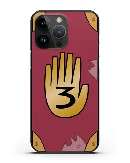 Чехол Дневник Гравити Фолз силиконовый для iPhone 14 Pro Max