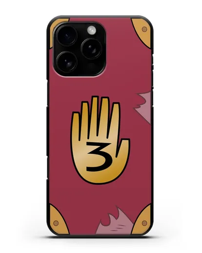 Чехол Дневник Гравити Фолз силиконовый для iPhone 16 Pro Max