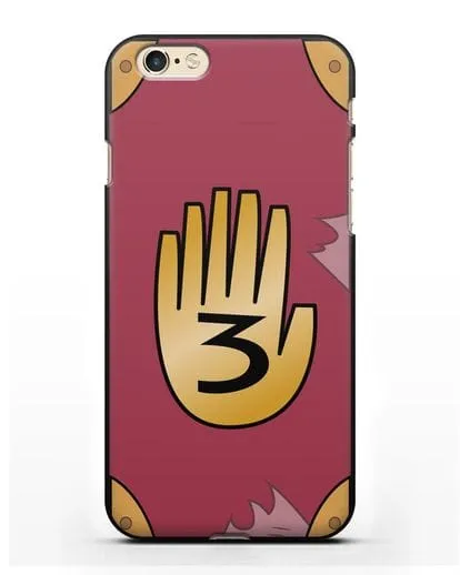 Чехол Дневник Гравити Фолз силиконовый для iPhone 6