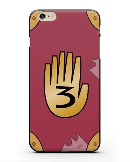 Чехол Дневник Гравити Фолз силиконовый для iPhone 6 Plus