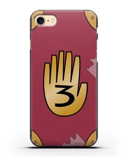 Чехол Дневник Гравити Фолз силиконовый для iPhone 7