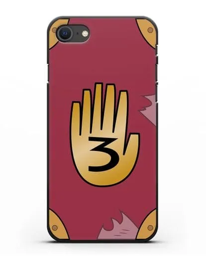 Чехол Дневник Гравити Фолз силиконовый для iPhone SE 2020