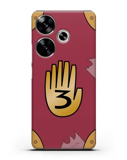 Чехол Дневник Гравити Фолз силиконовый для Xiaomi Poco F6