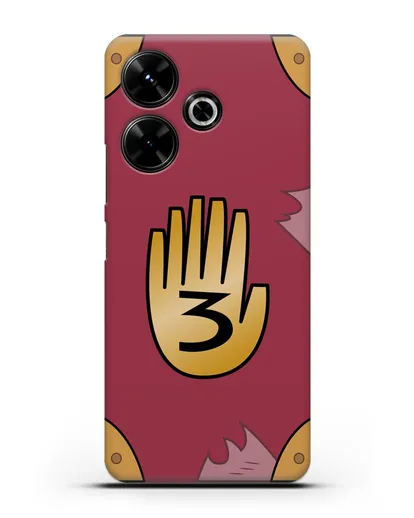 Чехол Дневник Гравити Фолз силиконовый для Xiaomi Poco M6