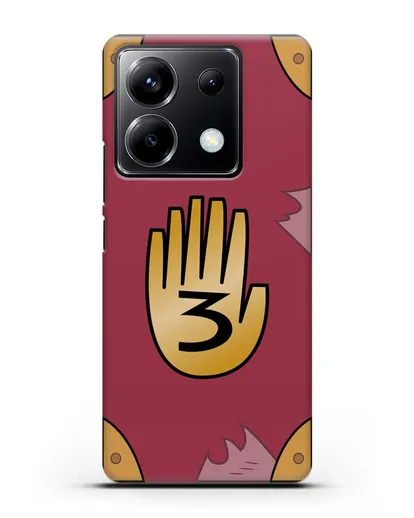 Чехол Дневник Гравити Фолз силиконовый для Xiaomi Poco X6