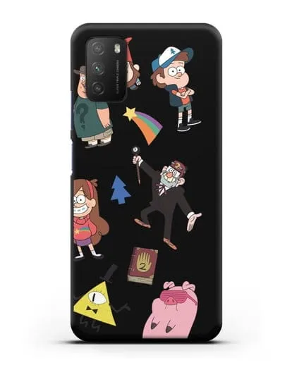 Чехол Стикеры Гравити Фолз силиконовый для Xiaomi Poco M3