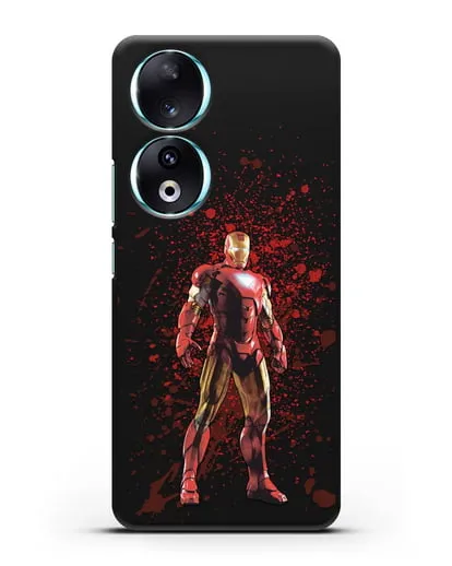 Чехол с иллюстрацией Железный человек силиконовый для Honor 90