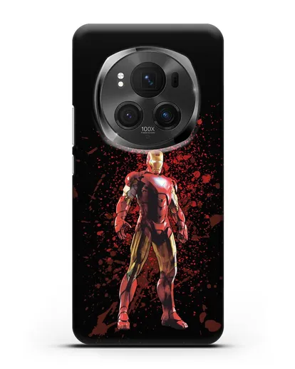 Чехол с иллюстрацией Железный человек силиконовый для Honor Magic 6 Pro