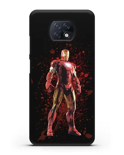 Чехол с иллюстрацией Железный человек силиконовый для Xiaomi Redmi Note 9T