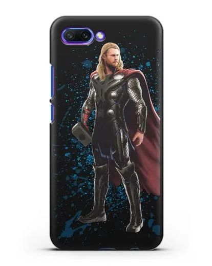 Чехол с иллюстрацией Тор силиконовый для Honor 10