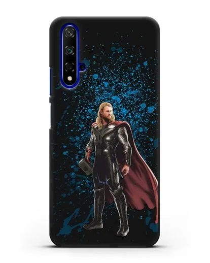 Чехол с иллюстрацией Тор силиконовый для Honor 20
