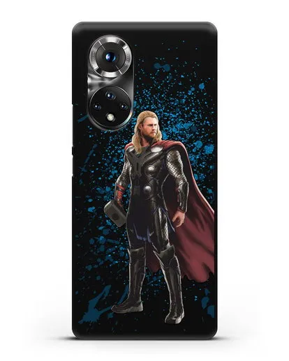 Чехол с иллюстрацией Тор силиконовый для Honor 50