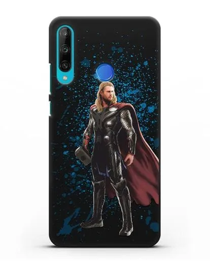 Чехол с иллюстрацией Тор силиконовый для Honor 9C