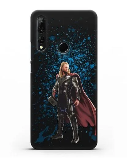Чехол с иллюстрацией Тор силиконовый для Honor 9X