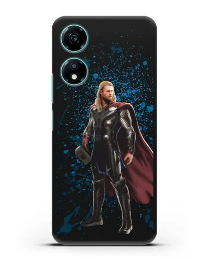 Чехол с иллюстрацией Тор силиконовый для Honor X5 Plus