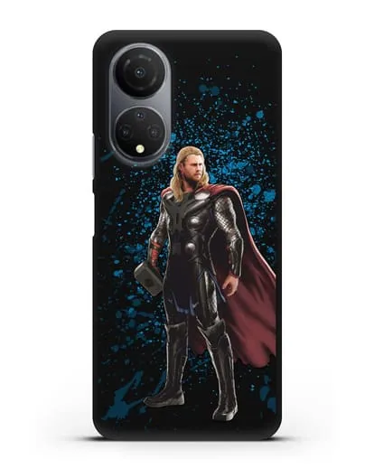 Чехол с иллюстрацией Тор силиконовый для Honor X7