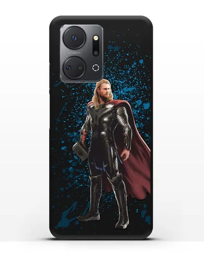 Чехол с иллюстрацией Тор силиконовый для Honor X7a