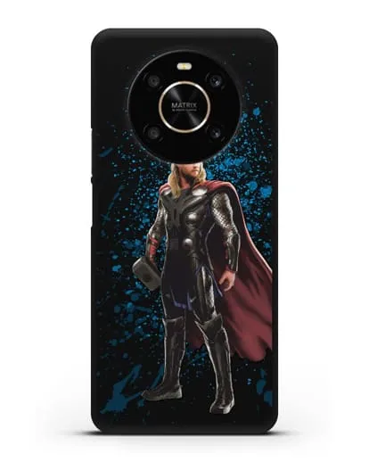 Чехол с иллюстрацией Тор силиконовый для Honor X9