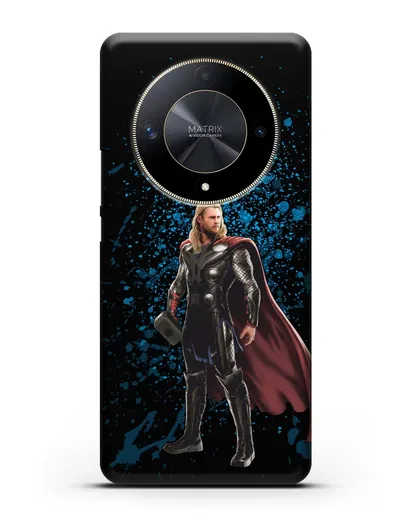 Чехол с иллюстрацией Тор силиконовый для Honor X9b