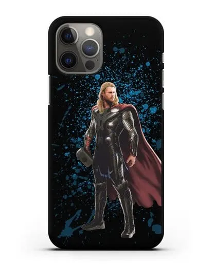 Чехол с иллюстрацией Тор силиконовый для iPhone 12 Pro