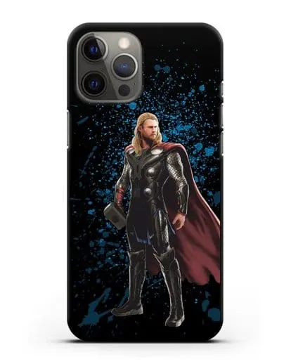 Чехол с иллюстрацией Тор силиконовый для iPhone 12 Pro Max