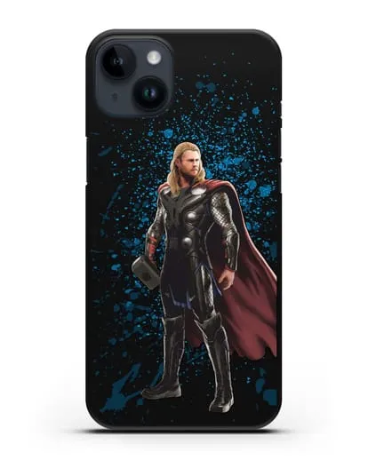 Чехол с иллюстрацией Тор силиконовый для iPhone 14 Plus