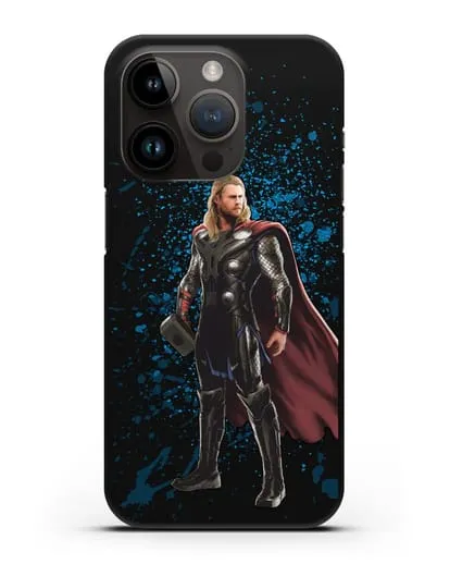 Чехол с иллюстрацией Тор силиконовый для iPhone 14 Pro