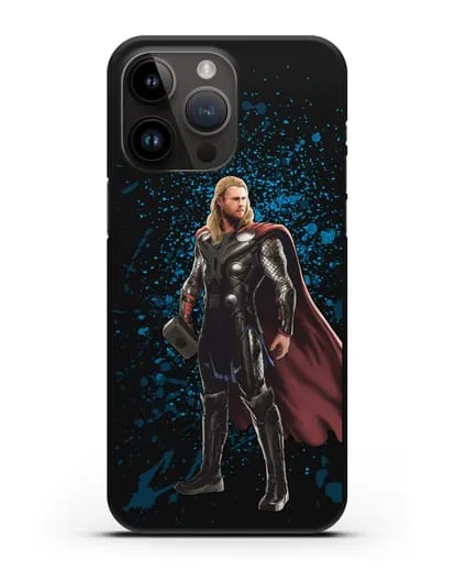 Чехол с иллюстрацией Тор силиконовый для iPhone 14 Pro Max