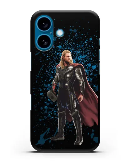 Чехол с иллюстрацией Тор силиконовый для iPhone 16