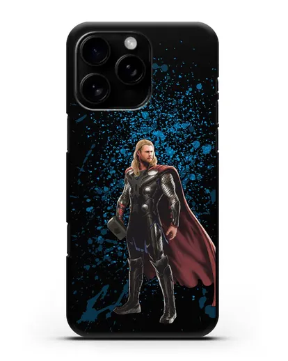 Чехол с иллюстрацией Тор силиконовый для iPhone 16 Pro Max