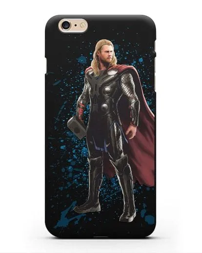 Чехол с иллюстрацией Тор силиконовый для iPhone 6 Plus