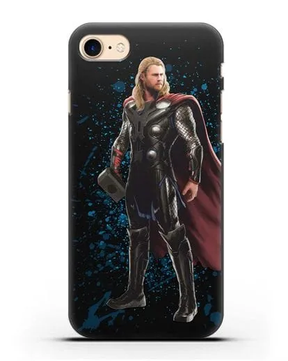 Чехол с иллюстрацией Тор силиконовый для iPhone 7