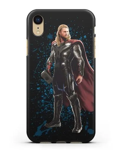 Чехол с иллюстрацией Тор силиконовый для iPhone XR