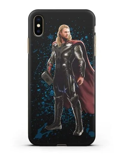 Чехол с иллюстрацией Тор силиконовый для iPhone XS Max