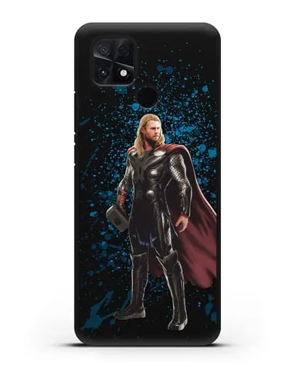 Чехол с иллюстрацией Тор силиконовый для Xiaomi Poco C40