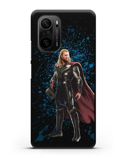 Чехол с иллюстрацией Тор силиконовый для Xiaomi Poco F3 Pro