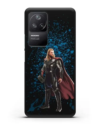 Чехол с иллюстрацией Тор силиконовый для Xiaomi Poco F4