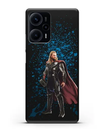 Чехол с иллюстрацией Тор силиконовый для Xiaomi Poco F5