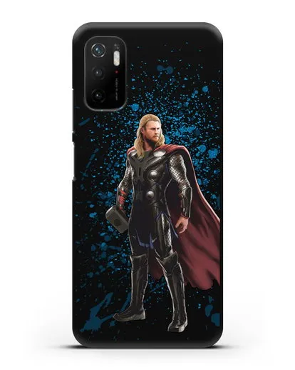 Чехол с иллюстрацией Тор силиконовый для Xiaomi Poco M3 Pro