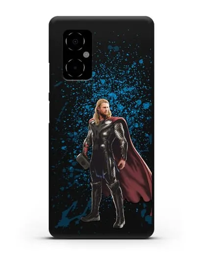 Чехол с иллюстрацией Тор силиконовый для Xiaomi Poco M4 5G