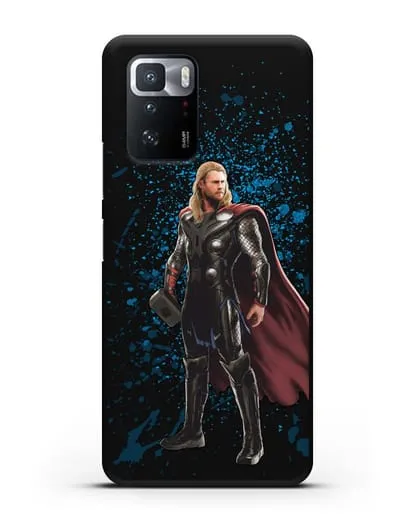 Чехол с иллюстрацией Тор силиконовый для Xiaomi Poco X3 GT