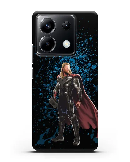 Чехол с иллюстрацией Тор силиконовый для Xiaomi Poco X6