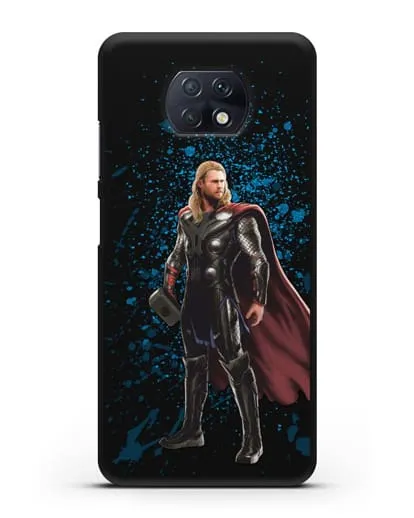Чехол с иллюстрацией Тор силиконовый для Xiaomi Redmi Note 9T